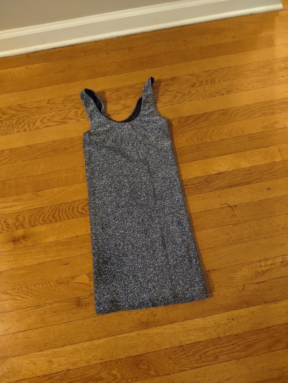 sparkly long tank top from poof size S/M y2k Disco Party Rave